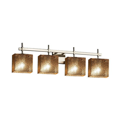 Justice Designs - FSN-8414-55-MROR-NCKL-LED4-2800 - LED Bath Bar - Fusion - Brushed Nickel