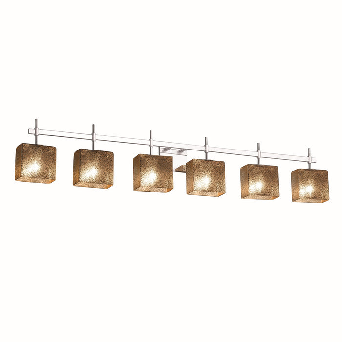 Justice Designs - FSN-8416-55-MROR-CROM-LED6-4200 - LED Bath Bar - Fusion - Polished Chrome