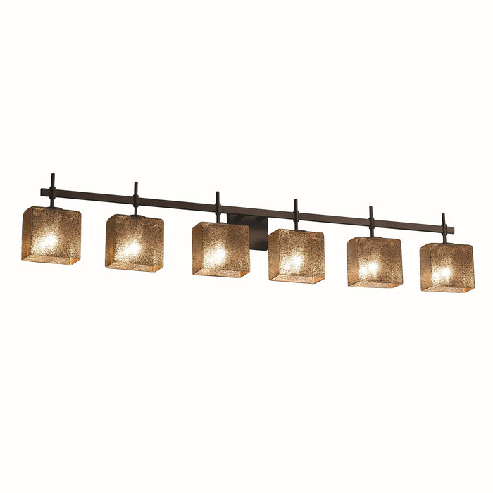 Justice Designs - FSN-8416-55-MROR-DBRZ-LED6-4200 - LED Bath Bar - Fusion - Dark Bronze