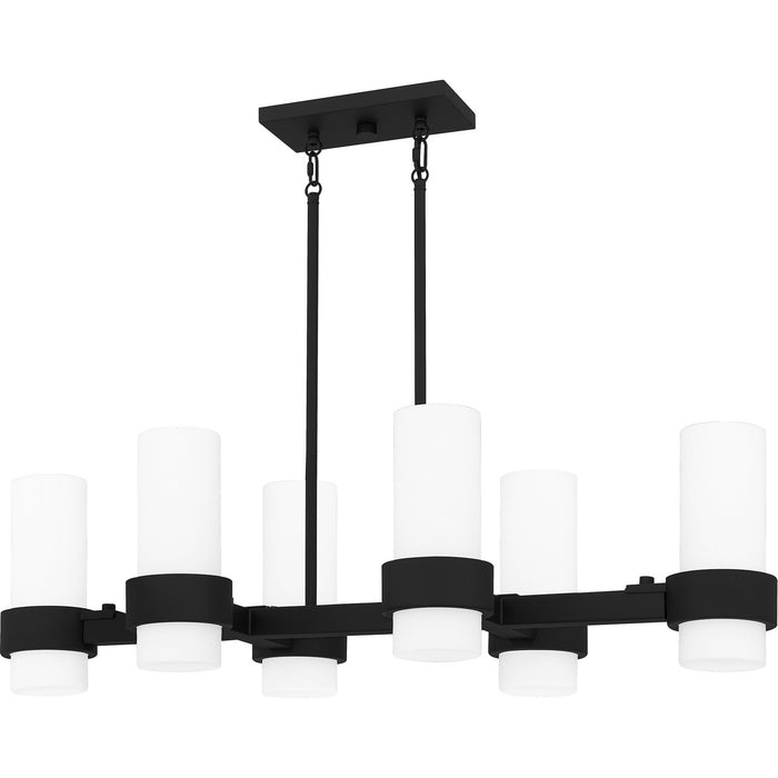 Quoizel - PCKIM636MBK - Six Light Linear Chandelier - Kimora - Matte Black