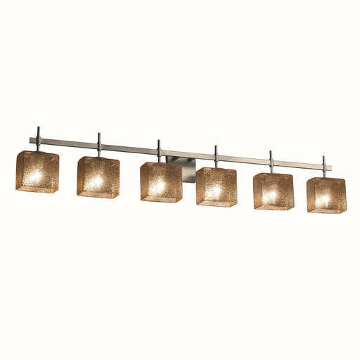 Justice Designs - FSN-8416-55-MROR-NCKL-LED6-4200 - LED Bath Bar - Fusion - Brushed Nickel