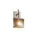 Justice Designs - FSN-8417-30-MROR-NCKL - One Light Wall Sconce - Fusion - Brushed Nickel