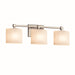 Justice Designs - FSN-8423-30-OPAL-CROM - Three Light Bath Bar - Fusion - Polished Chrome