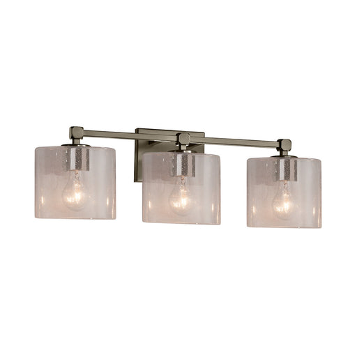 Fusion Three Light Bath Bar Brushed Nickel