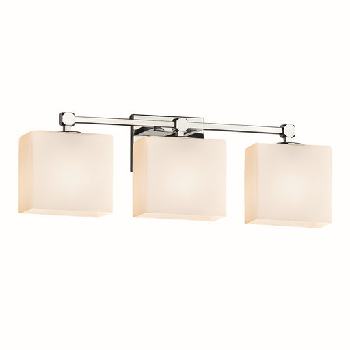 Fusion Three Light Bath Bar Polished Chrome