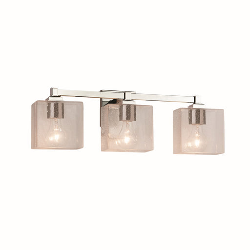 Justice Designs - FSN-8433-55-SEED-CROM - Three Light Bath Bar - Fusion - Polished Chrome