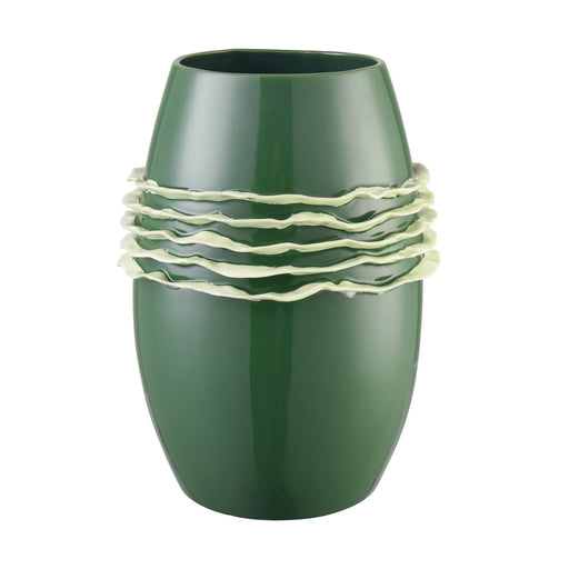 ELK Home - H0017-11936 - Vase - Algae - Dark Green