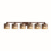 Justice Designs - FSN-8436-30-MROR-DBRZ - Six Light Bath Bar - Fusion - Dark Bronze