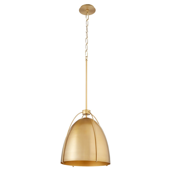 Quorum - 860-1-80 - One Light Pendant - Jamie - Aged Brass