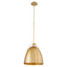 Quorum - 860-1-80 - One Light Pendant - Jamie - Aged Brass
