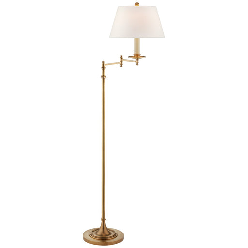 Visual Comfort Signature - CHA 9121AB-L - One Light Swing Arm Floor Lamp - Dorchester3 - Antique-Burnished Brass