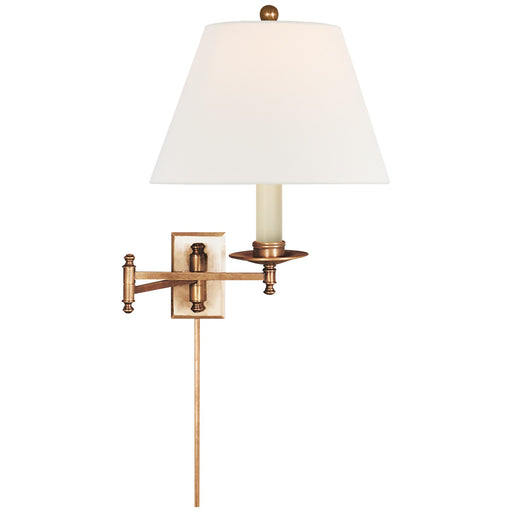 Visual Comfort Signature - CHD 5101AB-L - One Light Swing Arm Wall Sconce - Dorchester3 - Antique-Burnished Brass