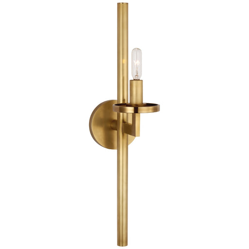 Visual Comfort Signature - KW 2200AB - One Light Wall Sconce - Liaison - Antique-Burnished Brass