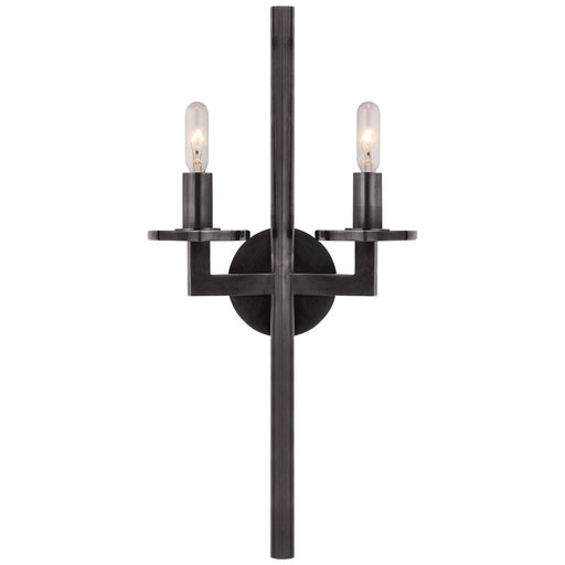 Visual Comfort Signature - KW 2201BZ - Two Light Wall Sconce - Liaison - Bronze