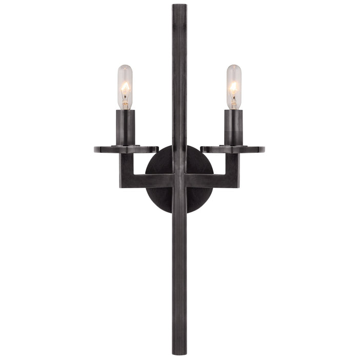Visual Comfort Signature - KW 2201BZ - Two Light Wall Sconce - Liaison - Bronze