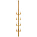 Visual Comfort Signature - KW 2204AB - Eight Light Wall Sconce - Liaison - Antique-Burnished Brass