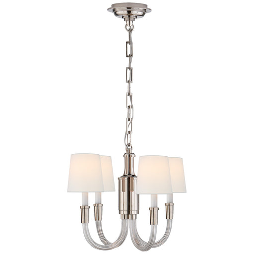 Visual Comfort Signature - TOB 5031PN-L - Four Light Chandelier - Vivian - Crystal with Polished Nickel