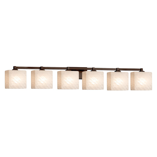Fusion Six Light Bath Bar Dark Bronze