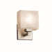 Justice Designs - FSN-8437-55-WEVE-NCKL - One Light Wall Sconce - Fusion - Brushed Nickel