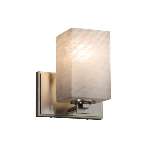 Fusion One Light Wall Sconce Brushed Nickel
