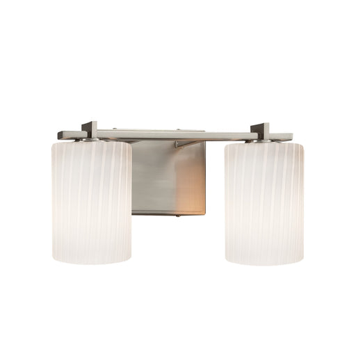 Fusion Two Light Bath Bar Brushed Nickel