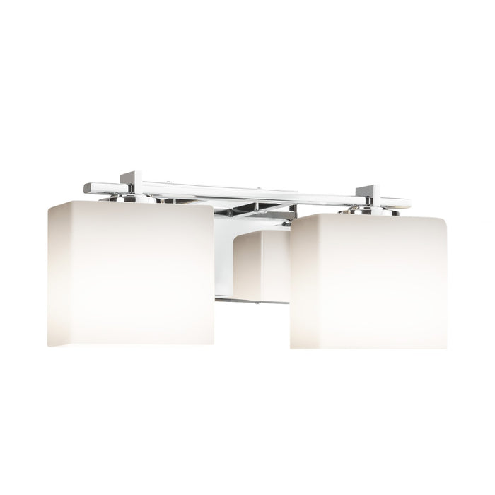 Justice Designs - FSN-8442-55-OPAL-CROM-LED2-1400 - LED Bath Bar - Fusion - Polished Chrome
