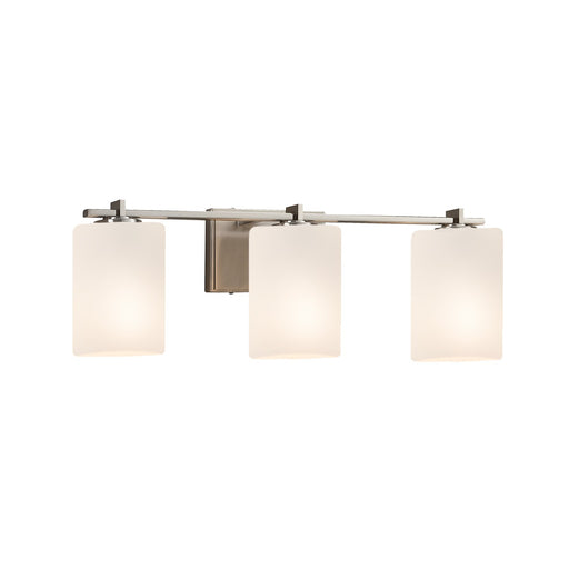 Fusion Three Light Bath Bar Brushed Nickel