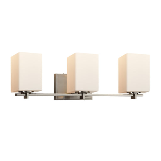 Fusion Three Light Bath Bar Brushed Nickel