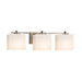 Justice Designs - FSN-8443-55-OPAL-NCKL-LED3-2100 - LED Bath Bar - Fusion - Brushed Nickel