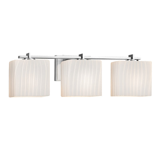 Fusion Three Light Bath Bar Polished Chrome