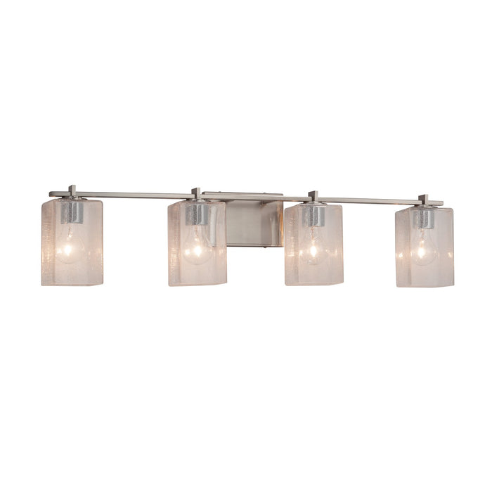 Justice Designs - FSN-8444-15-SEED-NCKL-LED4-2800 - LED Bath Bar - Fusion - Brushed Nickel