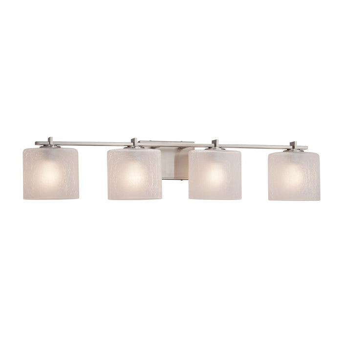 Justice Designs - FSN-8444-30-FRCR-NCKL-LED4-2800 - LED Bath Bar - Fusion - Brushed Nickel