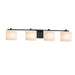 Justice Designs - FSN-8444-30-OPAL-MBLK-LED4-2800 - LED Bath Bar - Fusion - Matte Black