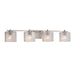 Justice Designs - FSN-8444-55-SEED-NCKL-LED4-2800 - LED Bath Bar - Fusion - Brushed Nickel