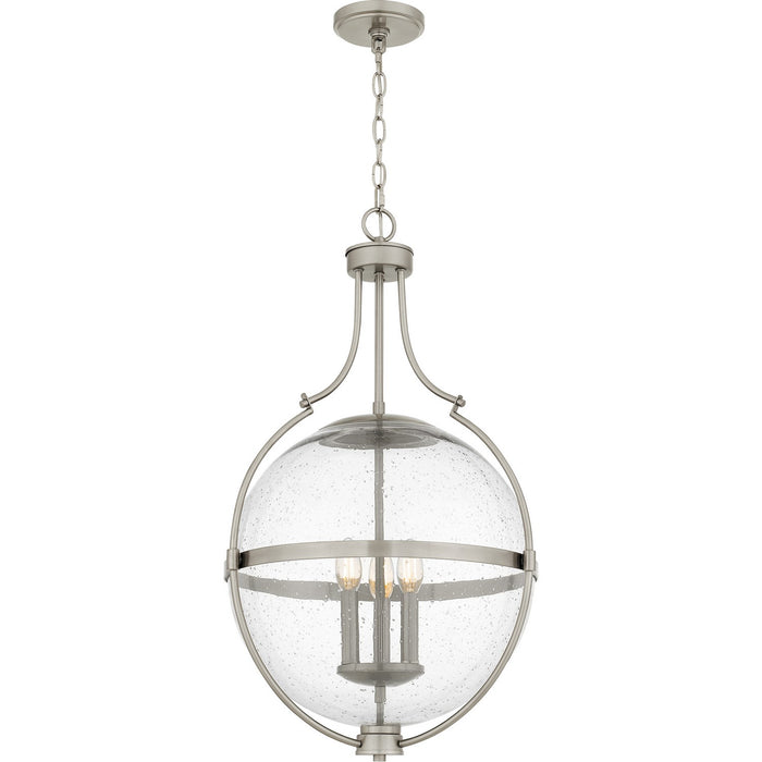 Quoizel - QP6169BN - Three Light Pendant - Quoizel Pendant - Brushed Nickel