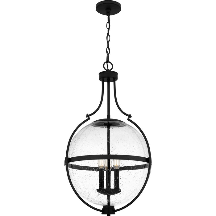 Quoizel - QP6169MBK - Three Light Pendant - Quoizel Pendant - Matte Black