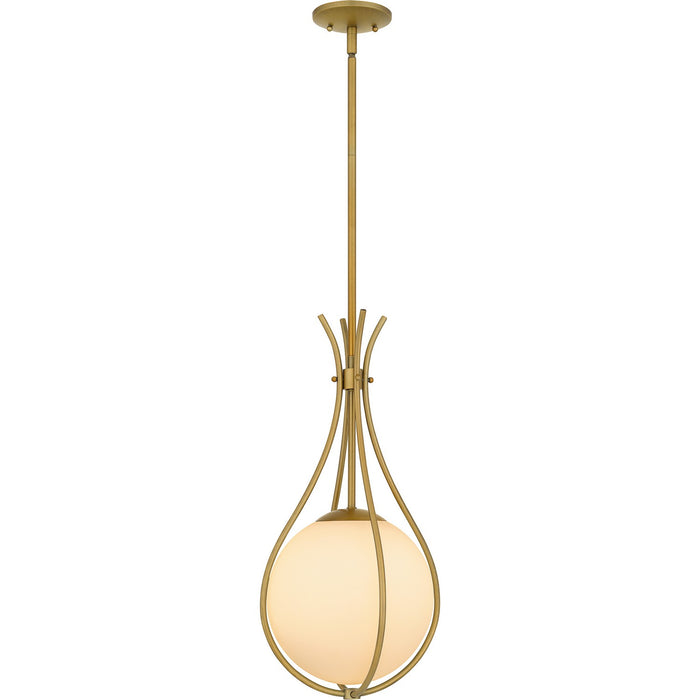 Quoizel - QP6216AB - One Light Mini Pendant - Quoizel Pendant - Aged Brass