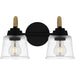 Quoizel - SEB8614MBK - Two Light Bath - Seabreeze - Matte Black