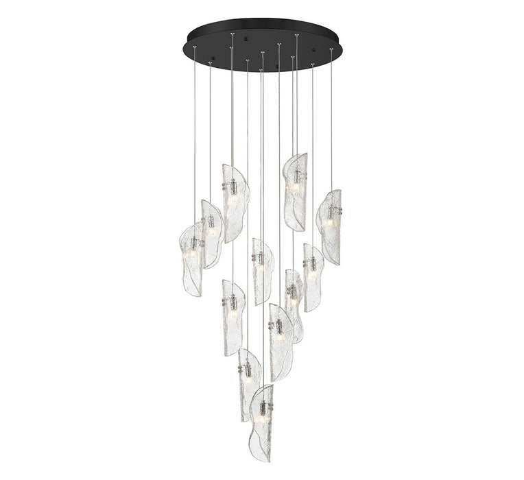 Lib & Co. - 10164-017-02 - LED Chandelier - Sorrento - Black