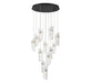 Lib & Co. - 10164-017-02 - LED Chandelier - Sorrento - Black