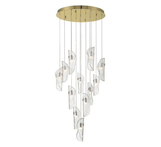 Lib & Co. - 10164-017-07 - LED Chandelier - Sorrento - Gold