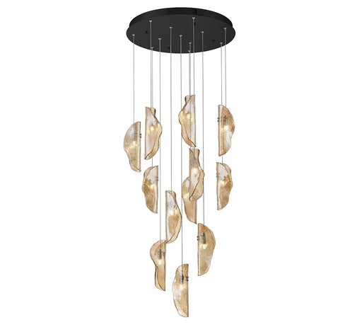 Lib & Co. - 10164-018-02 - LED Chandelier - Sorrento - Black