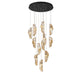 Lib & Co. - 10164-018-02 - LED Chandelier - Sorrento - Black