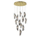 Lib & Co. - 10164-019-07 - LED Chandelier - Sorrento - Gold