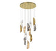 Lib & Co. - 10164-024-07 - LED Chandelier - Sorrento - Gold