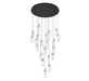 Lib & Co. - 10167-017-02 - LED Chandelier - Sorrento - Black