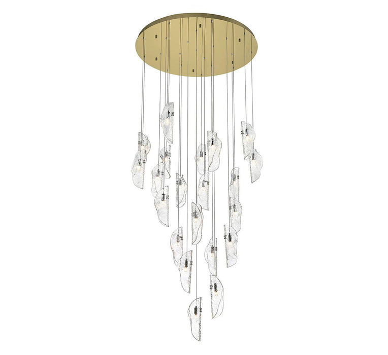 Lib & Co. - 10167-017-07 - LED Chandelier - Sorrento - Gold