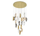 Lib & Co. - 10167-024-07 - LED Chandelier - Sorrento - Gold