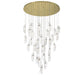 Lib & Co. - 10169-017-07 - LED Chandelier - Sorrento - Gold