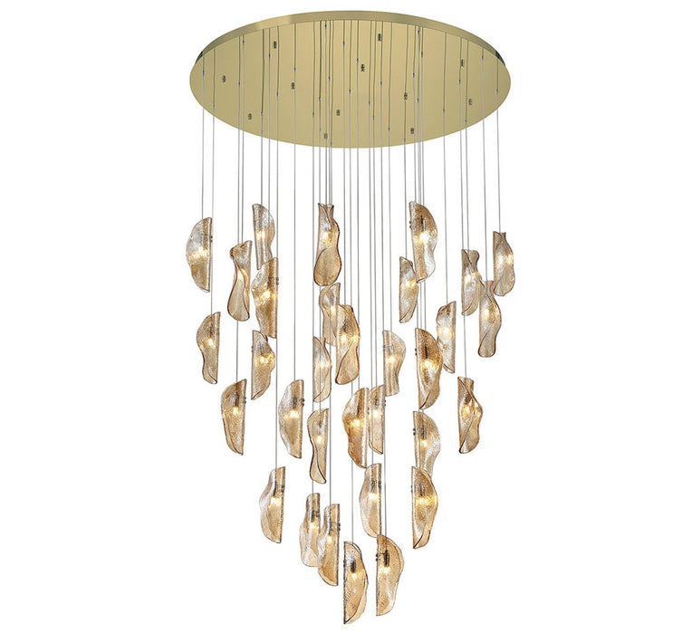 Lib & Co. - 10169-018-07 - LED Chandelier - Sorrento - Gold